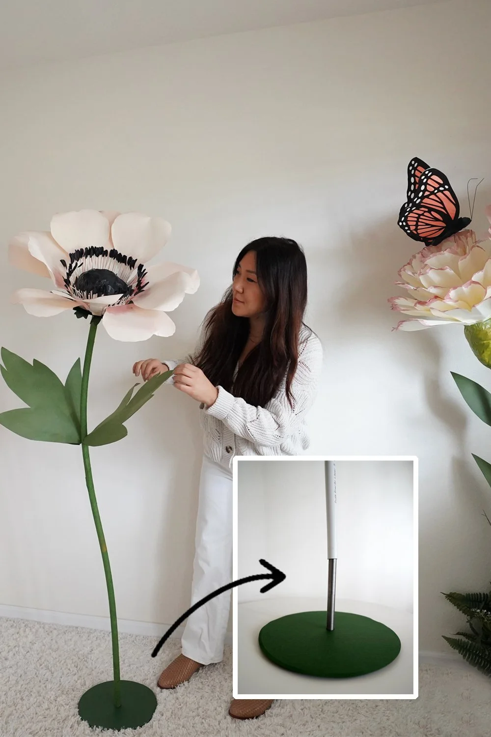 Giant Flower Stand and Stem Kit — Handmade by Sara Kim